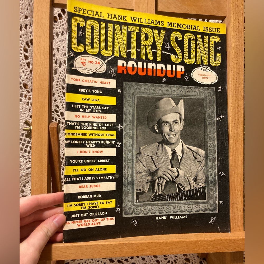 Country Song Roundup - No. 24 Magazine - Hank Williams, Lyrics, Photos, Articles